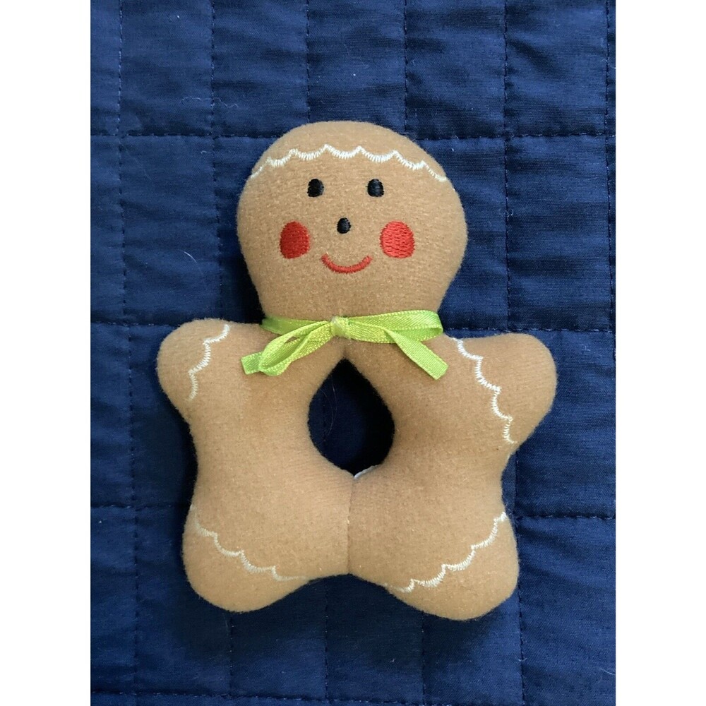 Eden Toys Inc. Gingerbread Man Rattle Christmas